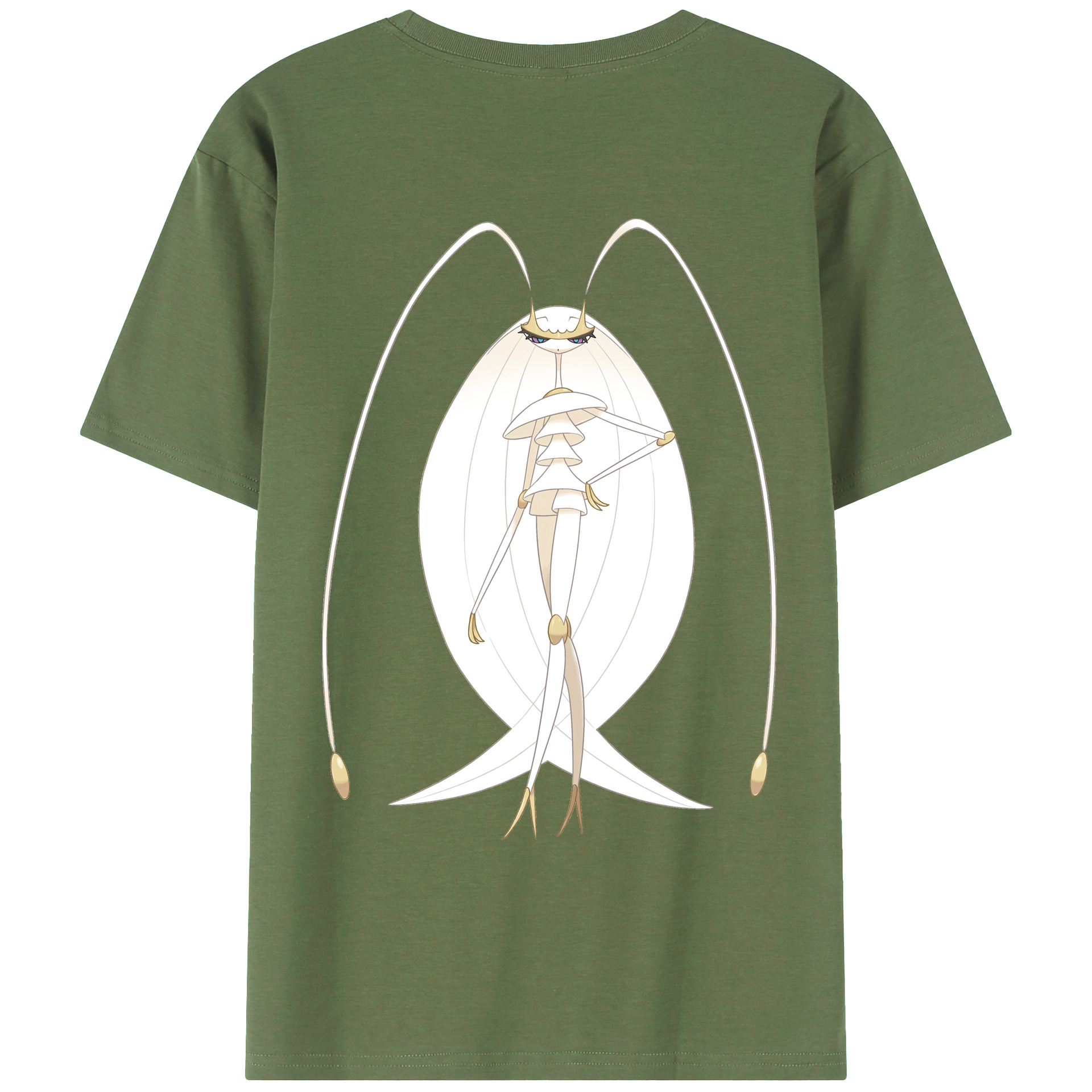（画像用） ポケットモンスター Pokémon 綿100％ メンズ半袖Tシャツ（バックプリント） 通気性
